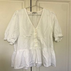 Madewell Button Front Blouse